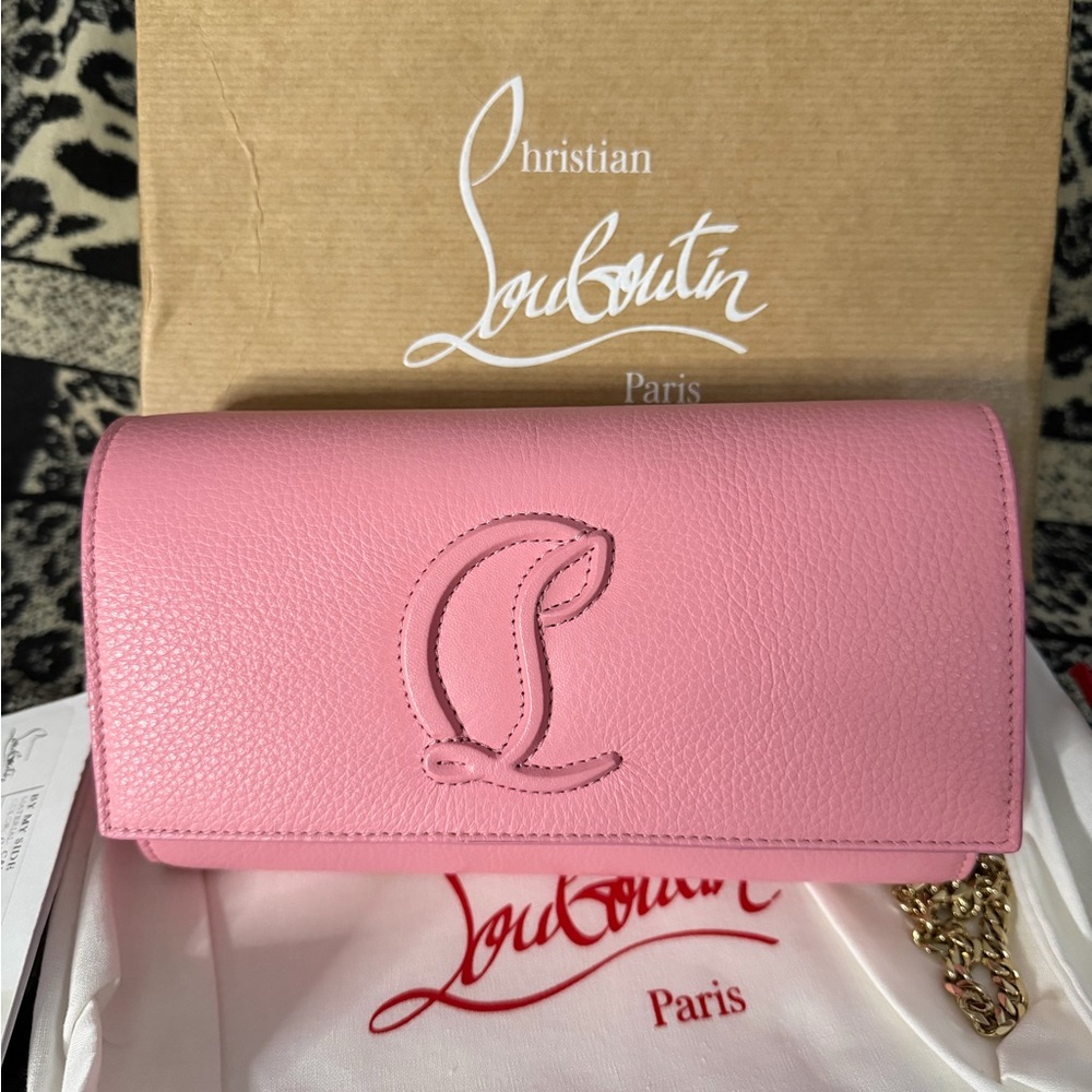 Christian Louboutin By My Side leather wallet-on-chain - NWT